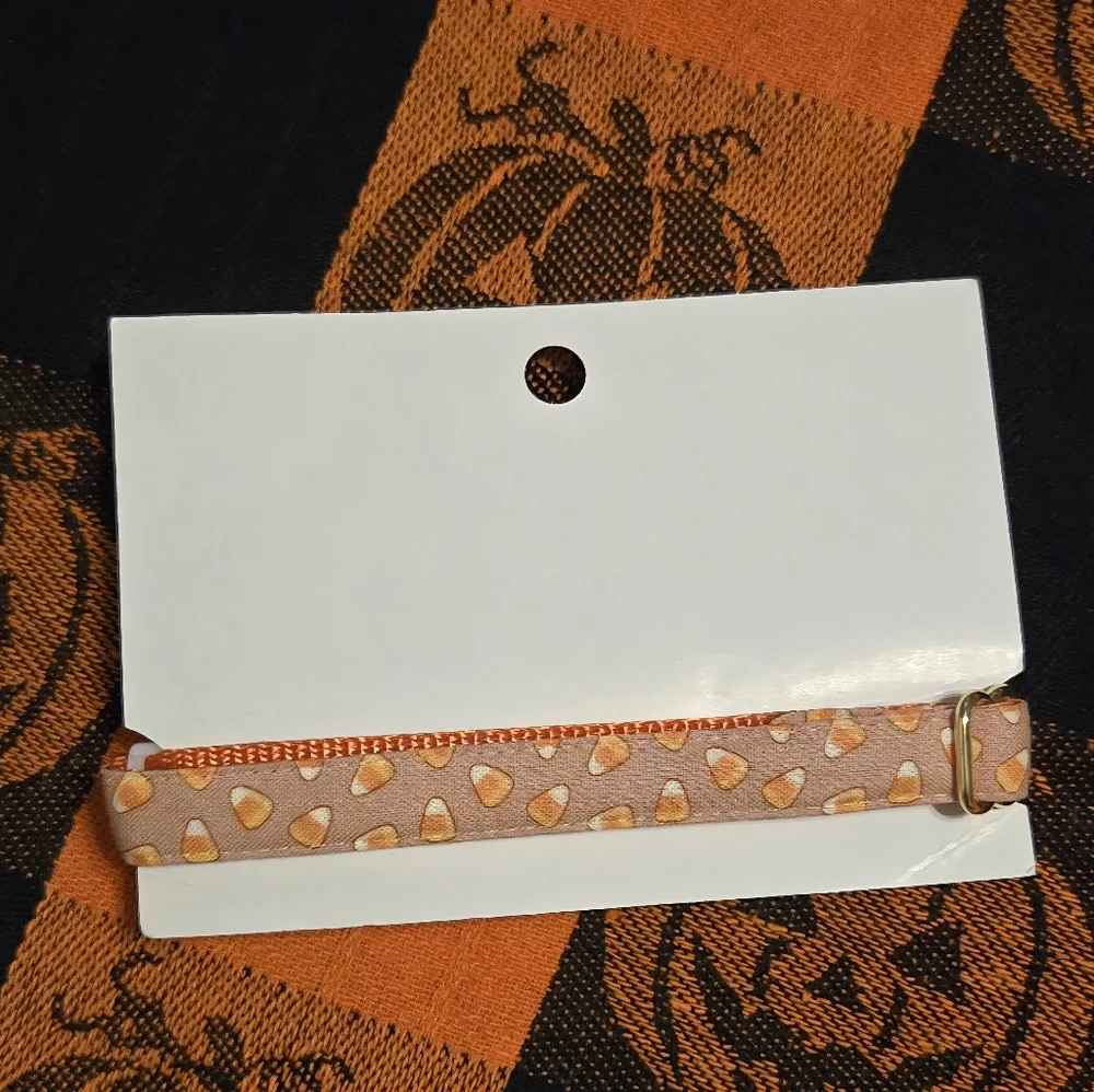 PetSmart Made By Cleo Candy Corn Halloween Breakaway Cat Collar